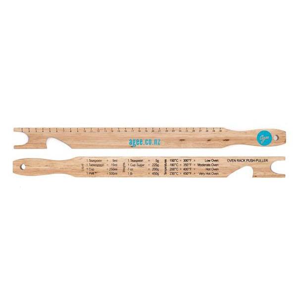 Agee Wooden Kitchen Ruler 40cm - Chef's Complements